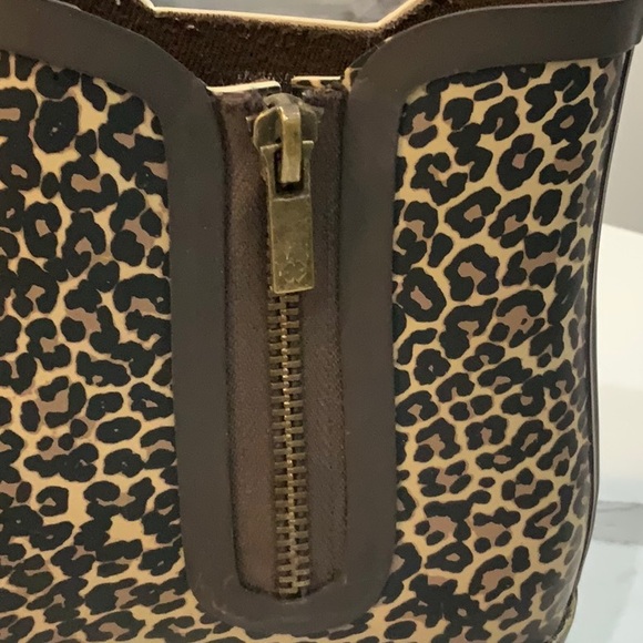 LUCKY BRAND LEOPARD PRINT RAIN BOOTS SIZE 10M - Picture 7 of 8